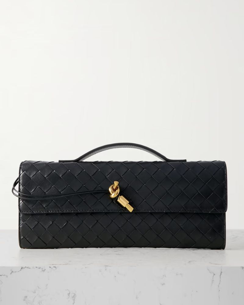 Faye Long Clutch in Pure Leather