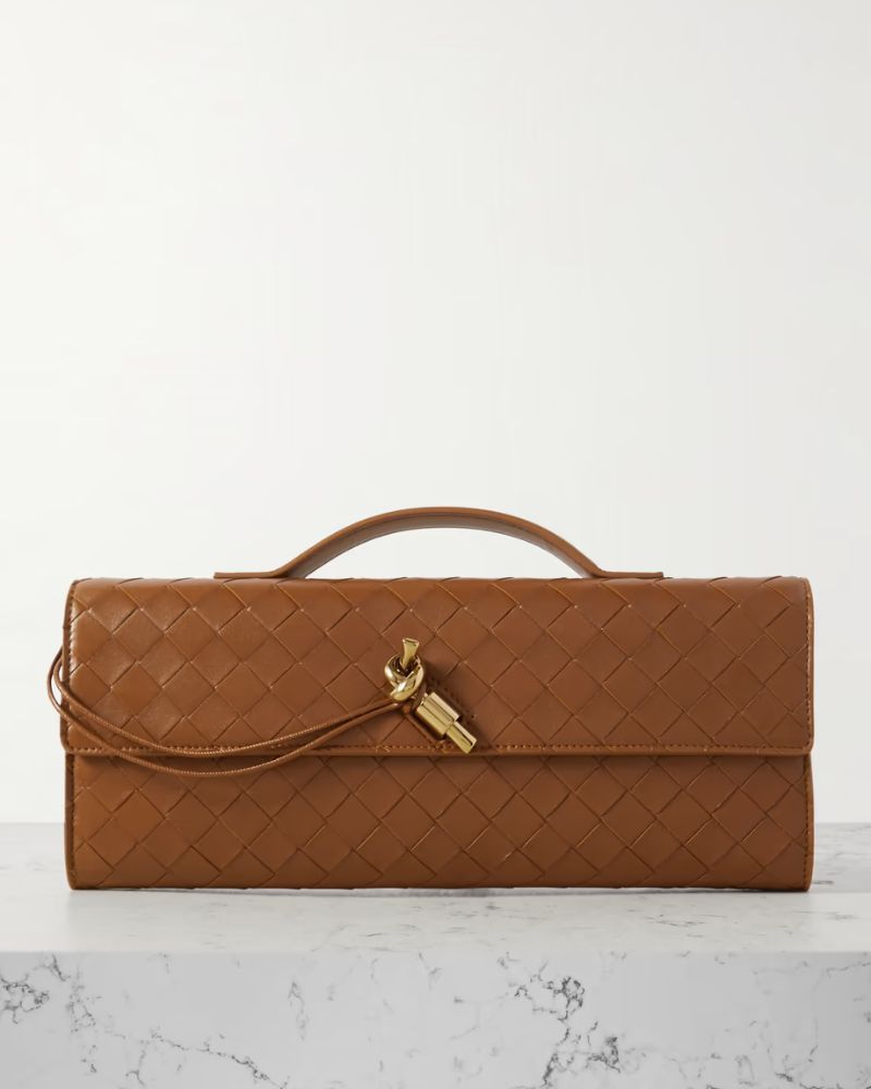 Faye Long Clutch in Pure Leather