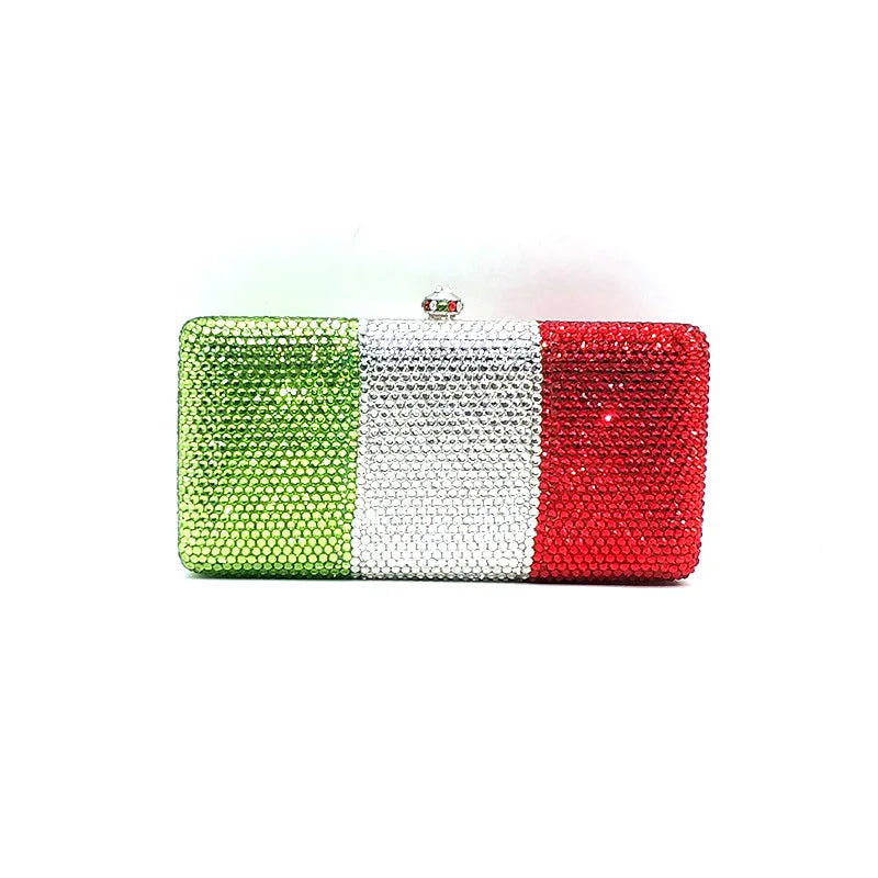 Crystal Pride Rectangular Clutch