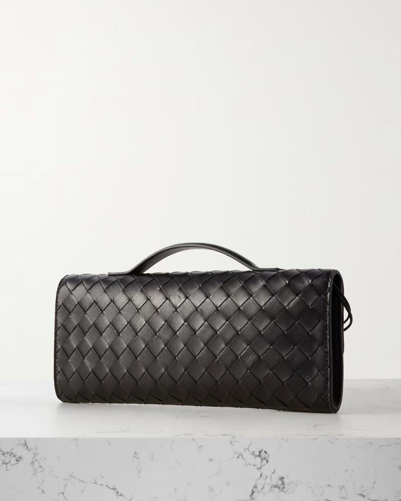 Faye Long Clutch in Pure Leather