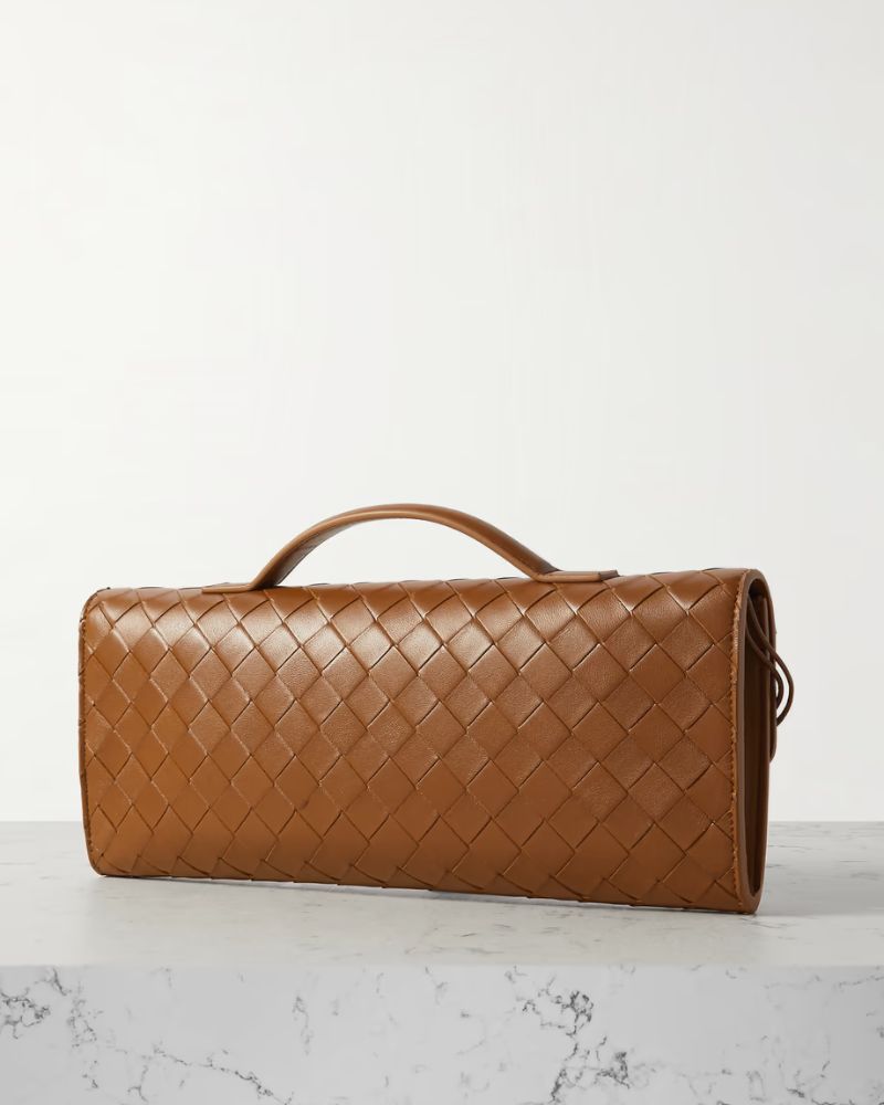 Faye Long Clutch in Pure Leather