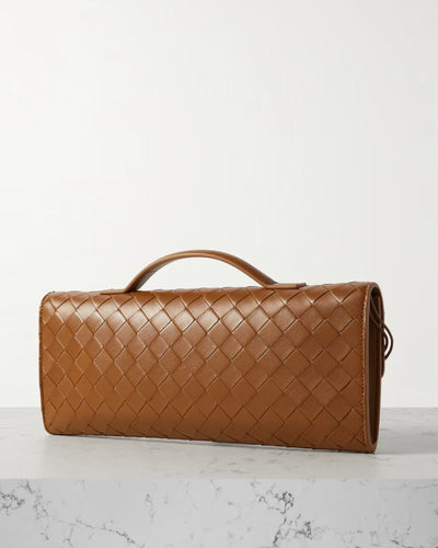 Faye Long Clutch in Pure Leather - Pine Drew Lifestyle