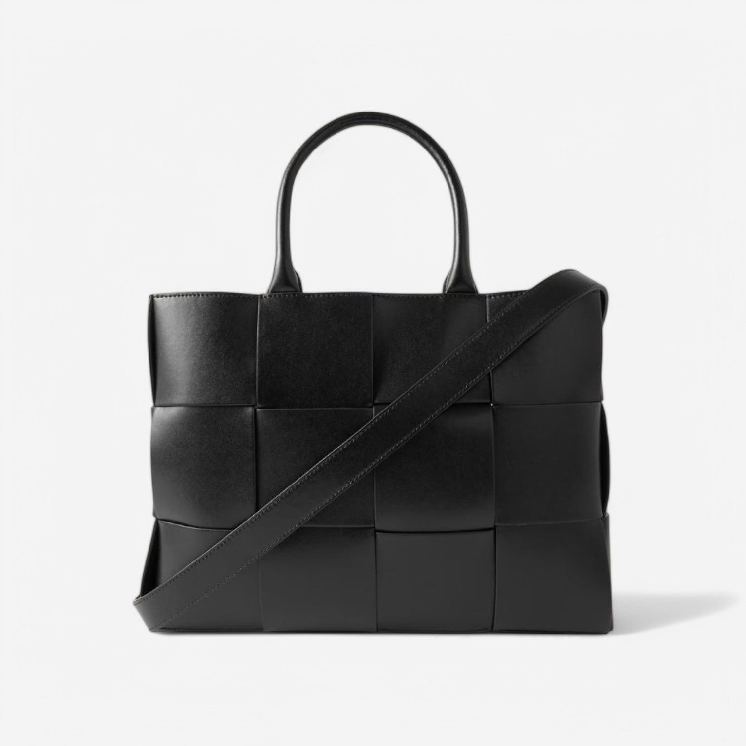 Olivia Intrecciato Leather Tote Bag