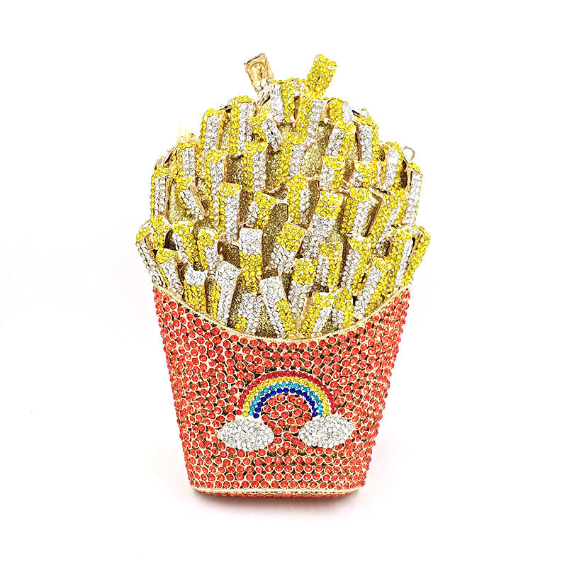 French Fries Crystal Clutch