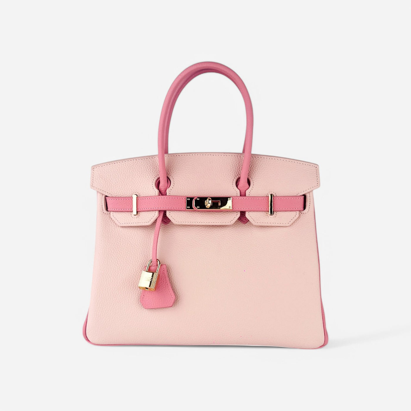 Mia 30 cm, dual pink tone Pure leather