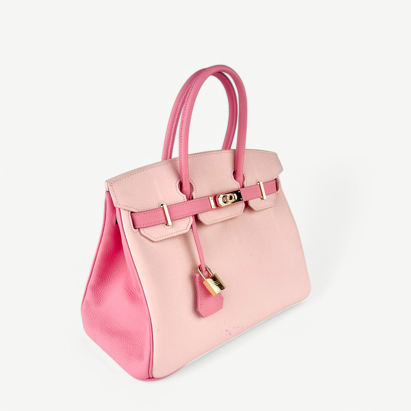 Mia 30 cm, dual pink tone Pure leather