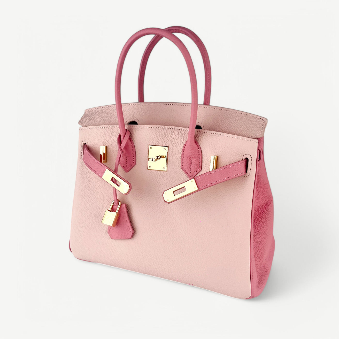 Mia 30 cm, dual pink tone Pure leather