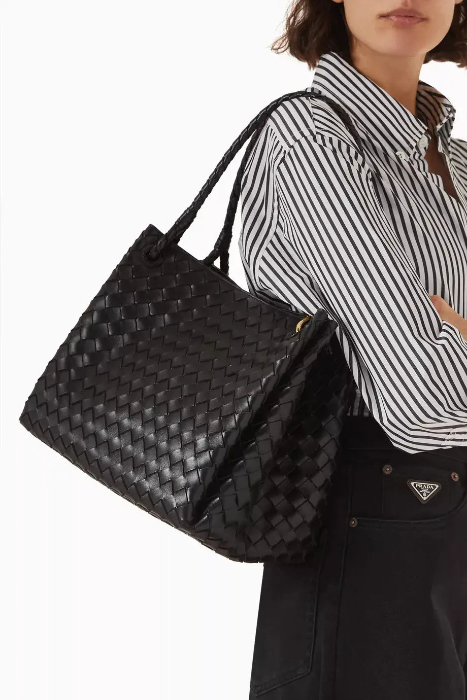 KYLIE LARGE HANDBAG IN PURE LEATHER