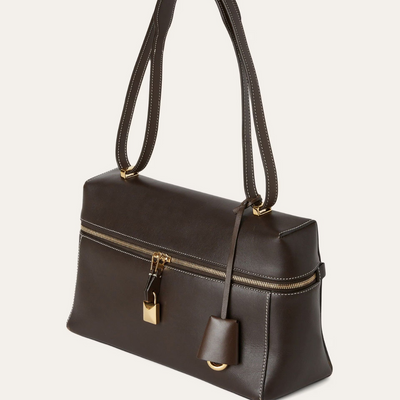 Laura Shoulder Bag in Pure Leather