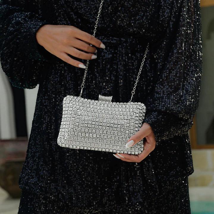 Aria Diamonds Clutch Bag - Pine Drew Lifestyle