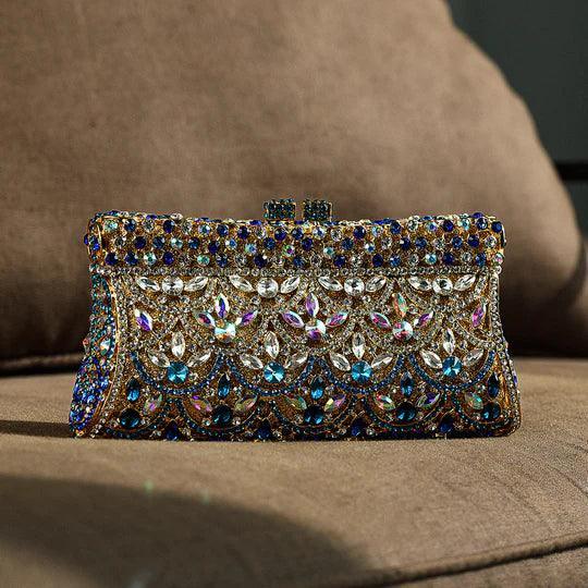 Aubrielle Diamond-Encrusted Clutch Bag - Pine Drew Lifestyle