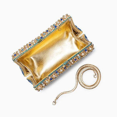 Aubrielle Diamond-Encrusted Clutch Bag - Pine Drew Lifestyle