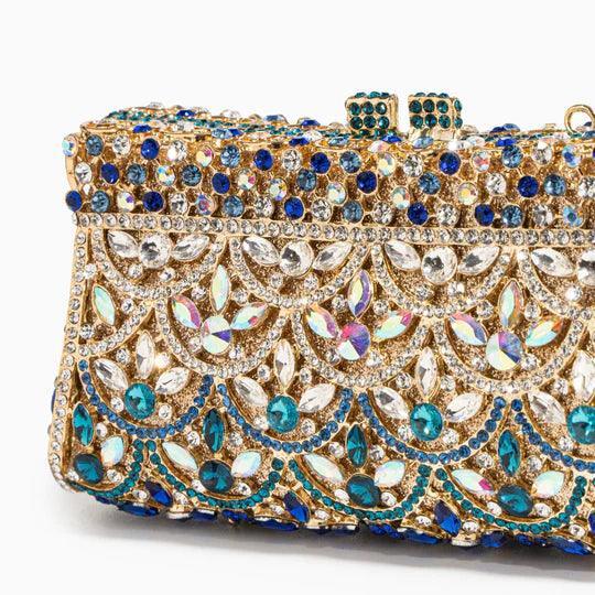 Aubrielle Diamond-Encrusted Clutch Bag - Pine Drew Lifestyle