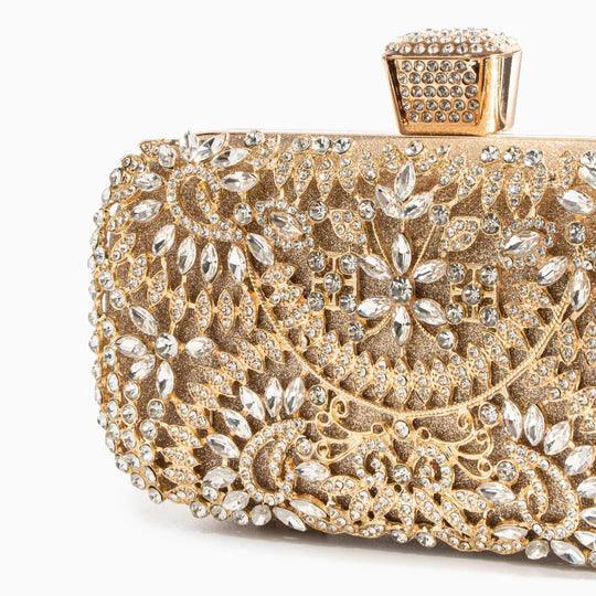 Jayden Luxurious Flower Clutch Bag - Pine Drew Lifestyle