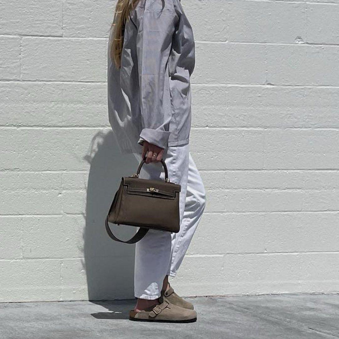 Margot Bag in Pure Leather -Tote Bag Pine Drew Lifestyle