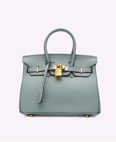 Mia Handbag in Pure Leather - Pine Drew Lifestyle