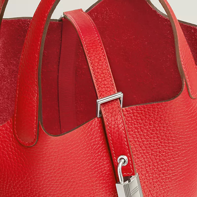 Raven Handbag in Pure Togo leather - Pine Drew Lifestyle